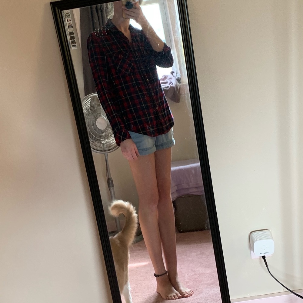 Forever 21 Red and Black Flannel